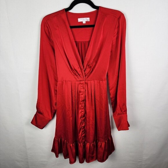 Flawed Marissa Webb Satin Mini Dress 2 - Picture 2 of 8